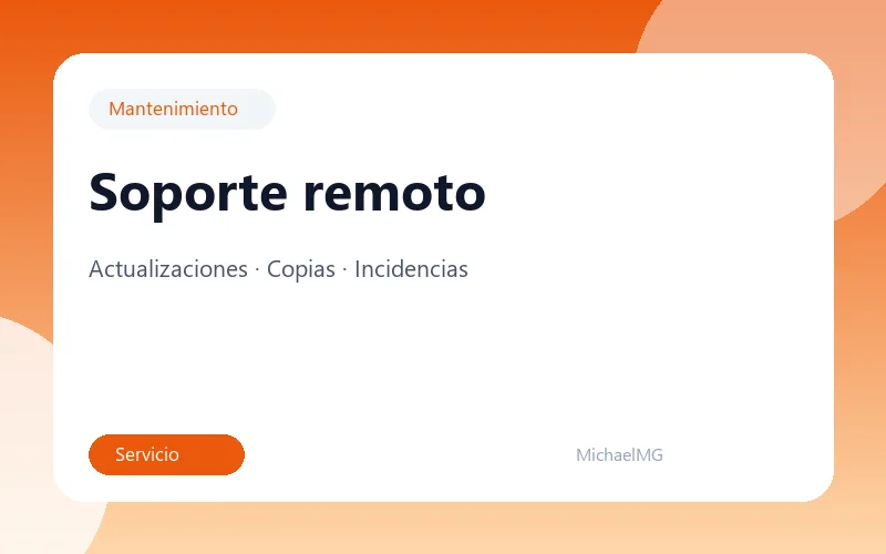 Soporte remoto